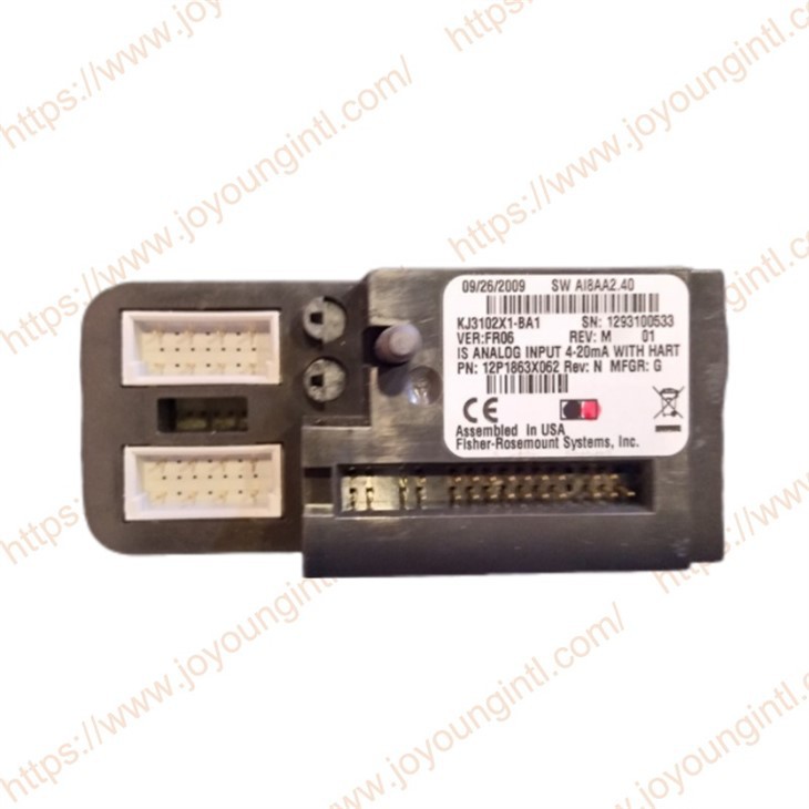 Emerson KJ3102X1-BA1 12P1863X062 Kard tal-Input