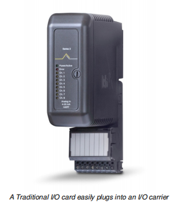A Traditional IO card easily plugs into an IO carrier KJ3102X1-BA1 A Traditional IO card easily plugs into an IO carrier KJ3102X1-BA1