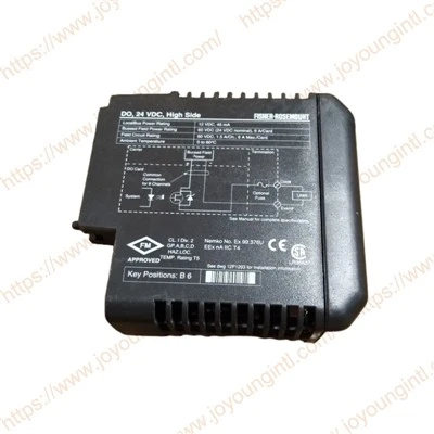 KJ3001X1-BJ1 Emerson DO 24VDC High Side 12P0555X032