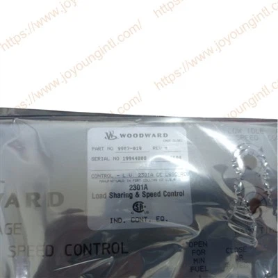 WOODWARD 9907-019 2301A Kondiviżjoni tat-Tagħbija u Kontroll tal-Veloċità