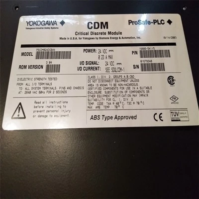 YOKOGAWA PSCDM024DCBAN 16809-541/5 Modulu Kritiku diskret